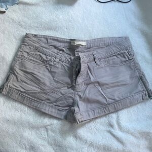 Forever 21 Light Gray Jean Shorts